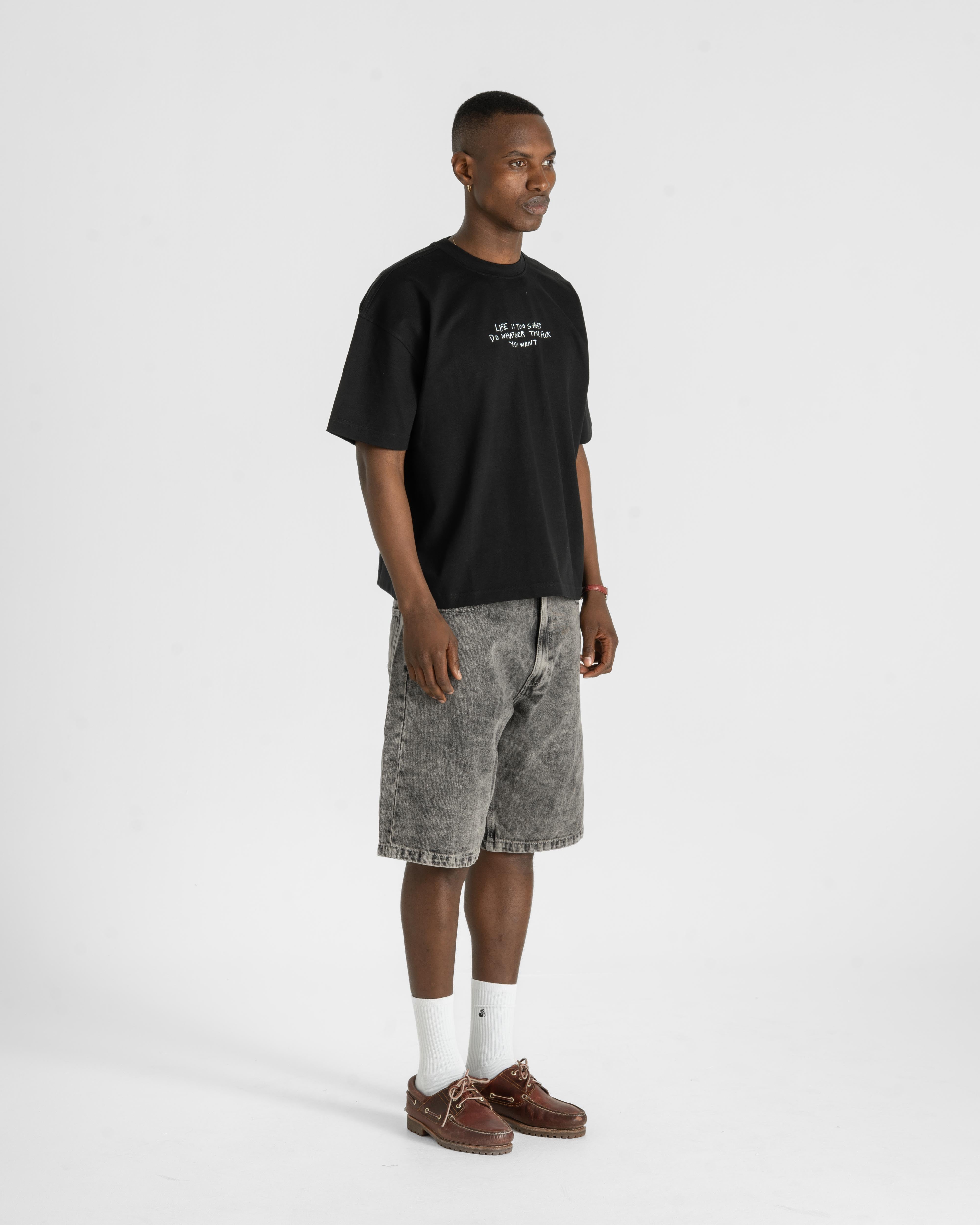 Jorts Washed Grey